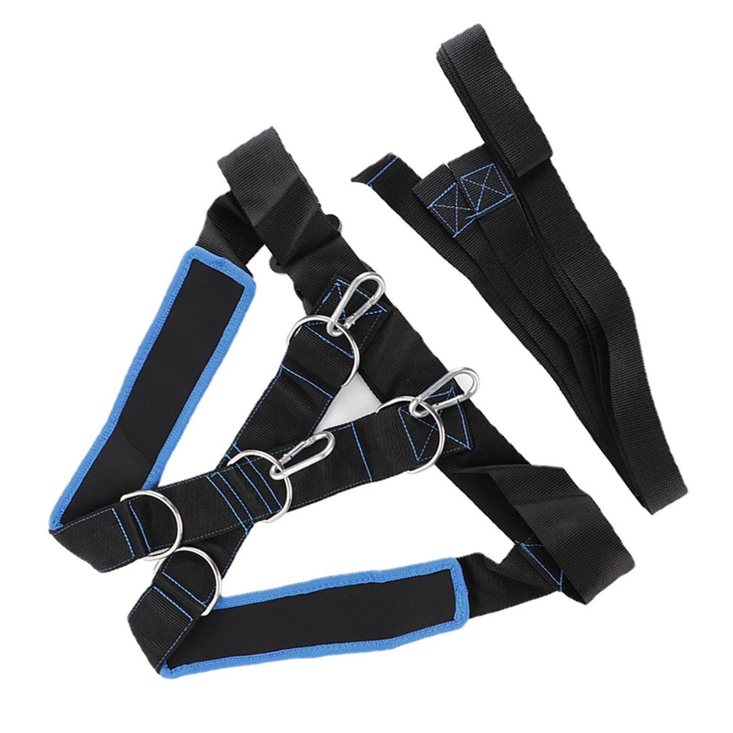 Adjustable Sled Harness for Resistance Training, Heavy-Duty Workout Rope Kit for Speed, Stamina & Strength Improvement