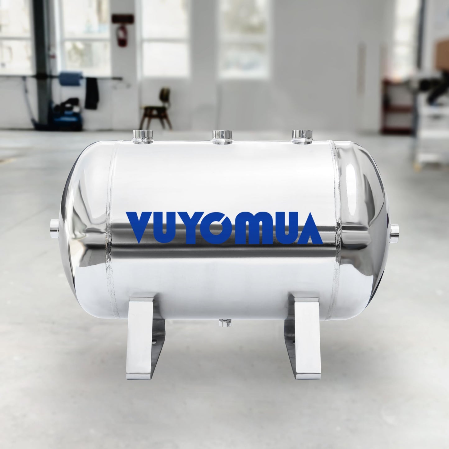 VUYOMUA 7.9Gallon 304 Stainless Steel High Pressure Mini Small Portable Air Tank Air Reservoir Water Storage Tank(30L-SG)
