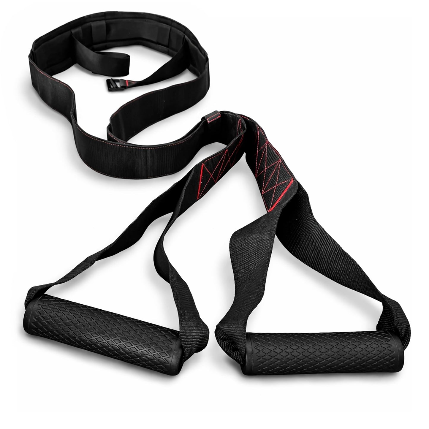 THEFITGUY Coach Speed Training Belt - Non-Elastic Partner Pulling Handles for Multidirectional Overspeed and Sprint Resistance, Ideal for Football, Soccer & Track