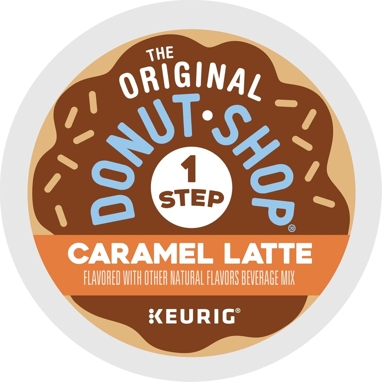 Original Donut Shop Caramel Latte K-Cup Pods - One-Step Convenience | 20 Count