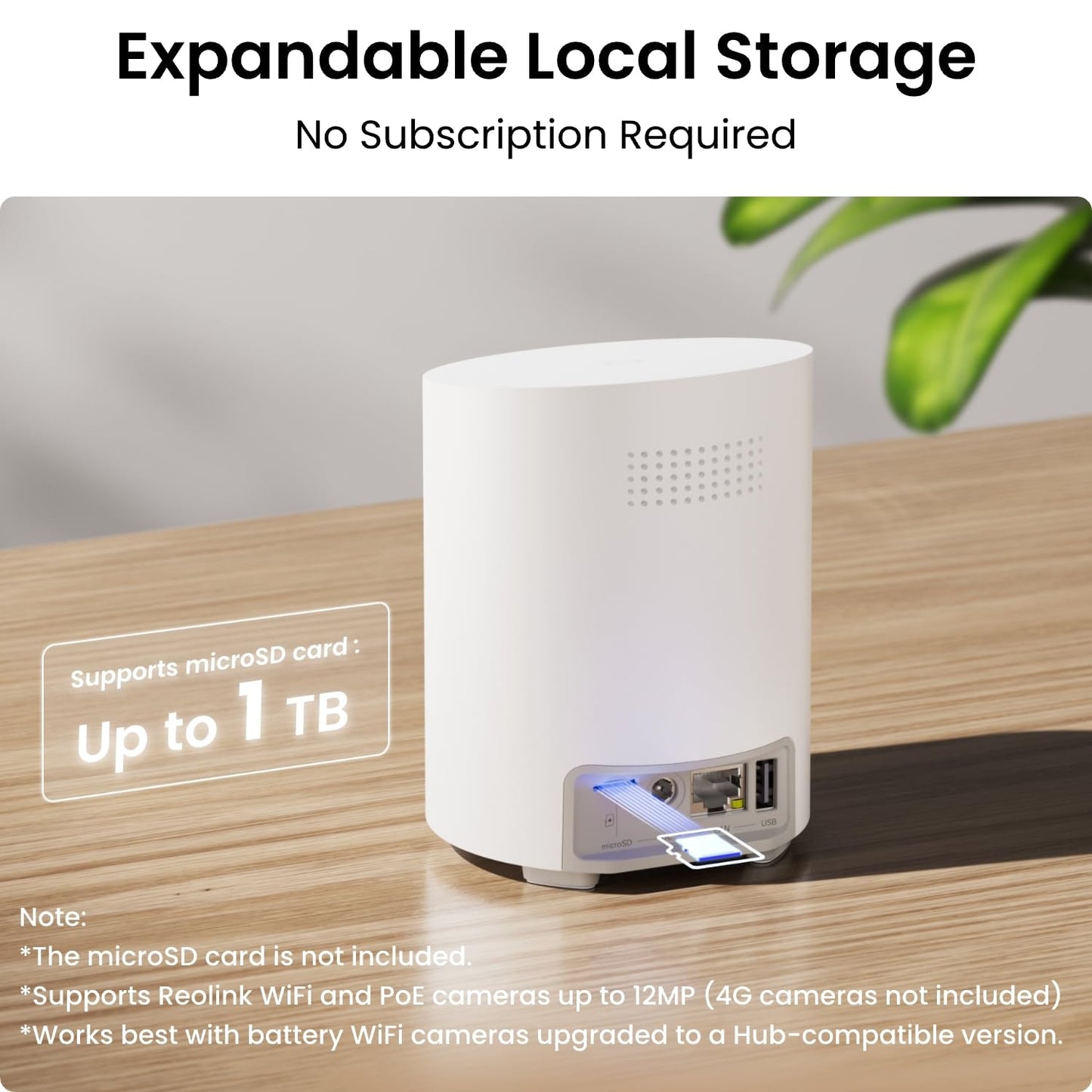 REOLINK 5MP Solar Security Cameras Wireless Outdoor, 360° Pan Tilt Auto-Tracking, Smart AI Detection, Up to 1TB Local Storage, 2.4/5GHz Dual-Band WiFi, Home Hub Mini with 4X Argus PT + Solar Panel
