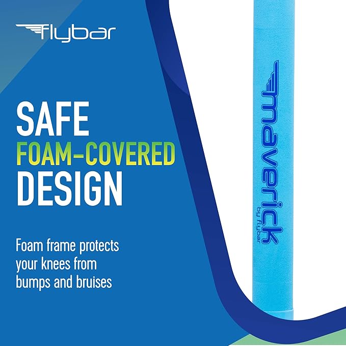 Flybar Maverick Pogo Stick for Kids Ages 5+, 40 to 80 Pounds, Perfect for Beginners, Easy Grip Handles, Anti-Slip Pegs, Outdoor Jumper Toys for Boys & Girls, Outside Toys for Kids