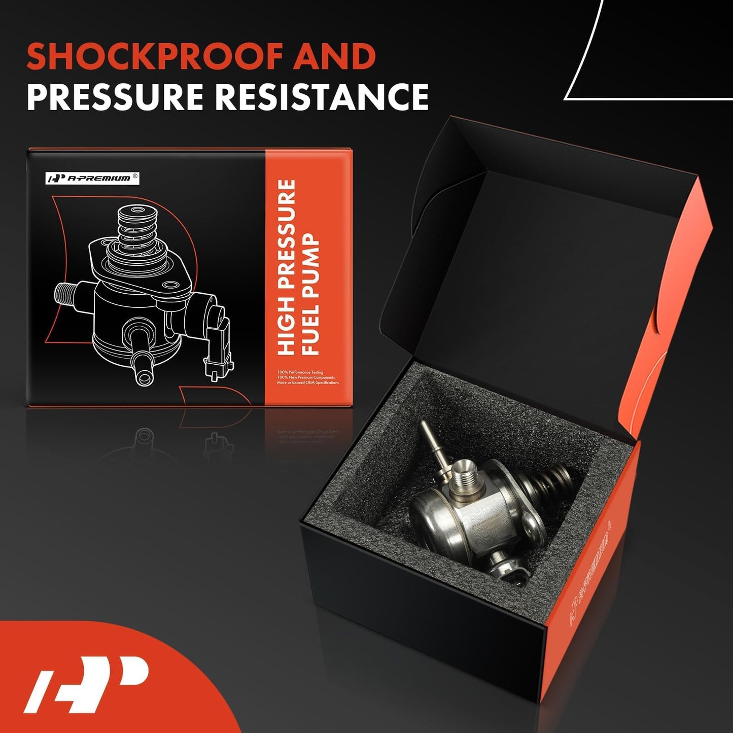 A-Premium Direct Injection High Pressure Fuel Pump Compatible with Kia Soul 2012-2016, Forte5/Forte Koup 2014-2016, Rio 2012-2014 & Hyundai Accent 2013-2014, Veloster 2013-2015, 1.6L, Gas
