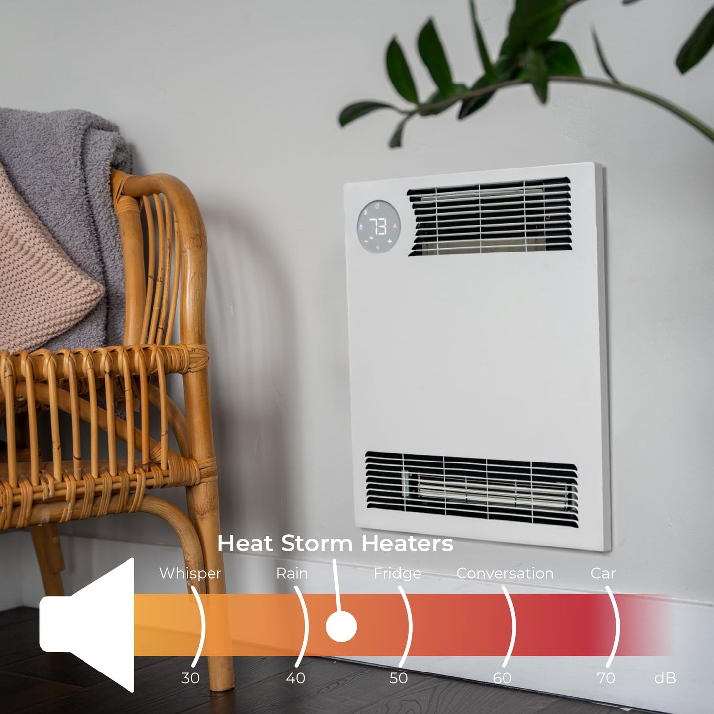 Heat Storm 3000 Watt Electric In-Wall Heater with WIFI