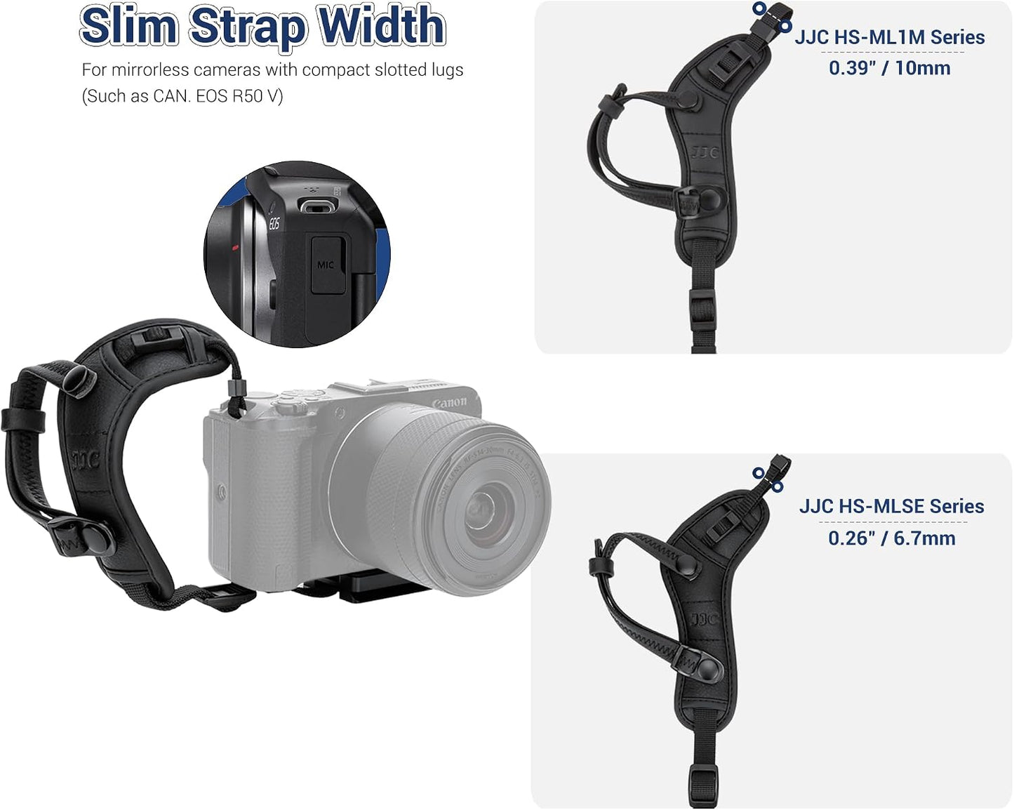 R50 R50V R50 R100 M50 M50, P6000 L840 L820 L810 B700 P530 P520 P100 JJC Mirrorless Camera Hand Strap Wrist Strap