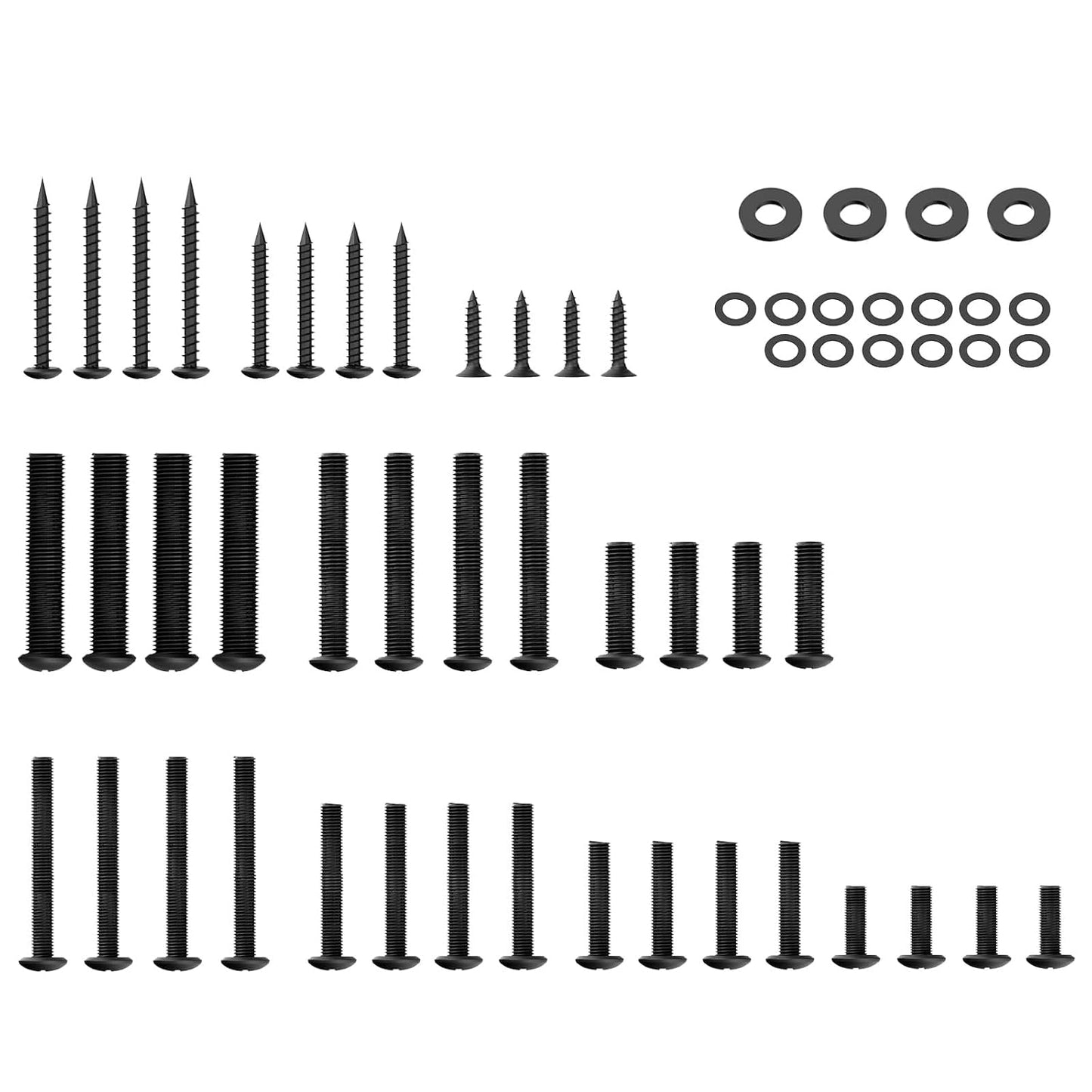 Yaotieci 24" 32" 39" 40" 42" 43" 48" 50" 55" 58" 65" 70" 75" TV Stand Legs Screws Kit for Insignia TV Legs