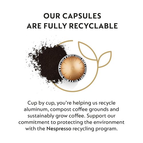 Nespresso Melozio Capsules - Medium Roast Coffee Pods for 7.8oz Brews | 30-Count Pack