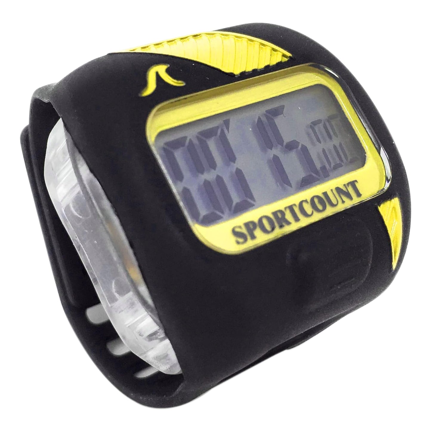SC SportCount Finger Stopwatch Swim Timer - Waterproof Handheld Swimming Stopwatch for Running, Pickleball, and Cycling