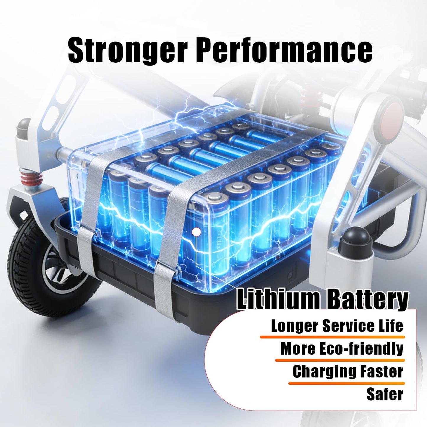 [2026 Upgrade] Electric Wheelchairs for Adults Foldable,Lightweight Motorized Wheelchairs for Seniors,Support 330 Lbs,15 Miles,Power Wheelchair for All-Terrain,500W Motor Wheelchair,Airline Approved