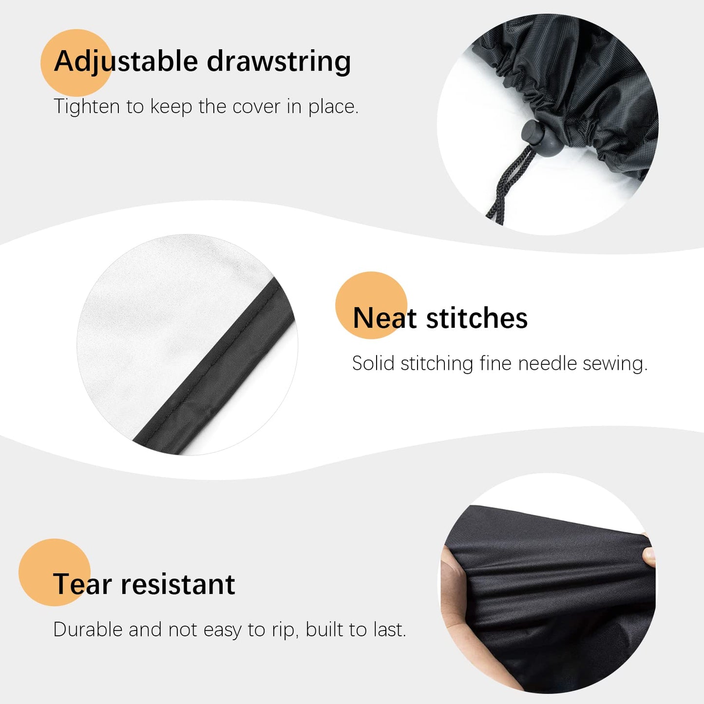 Tonhui Exercise Bike Cover, Upright Indoor Cycling Protective Cover Dustproof Waterproof Cover Ideal for Indoor Or Outdoor Use