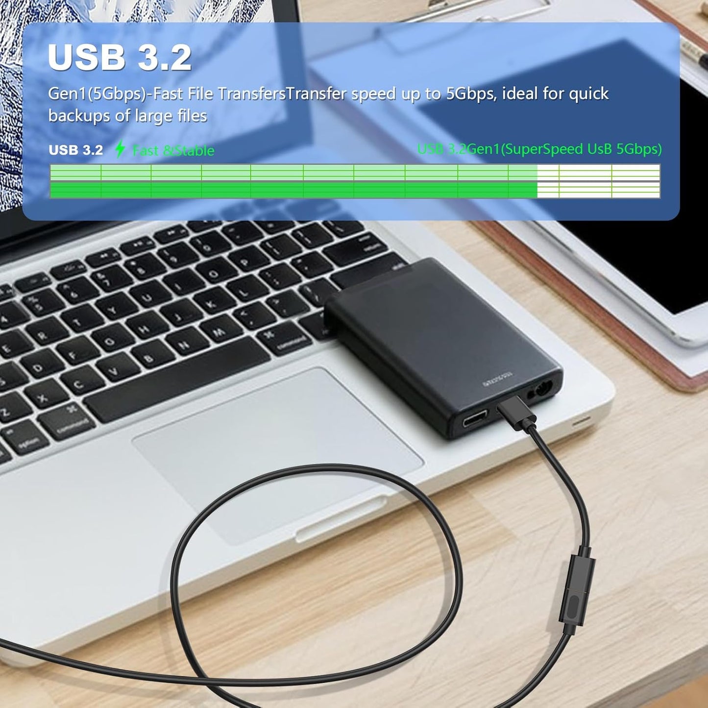 Jelly Tang 3.0 15Ft, 3.0 Headsets(5M/15Ft) USB Extension Cable USB Male to Female Lead with Signal Amplification Active
