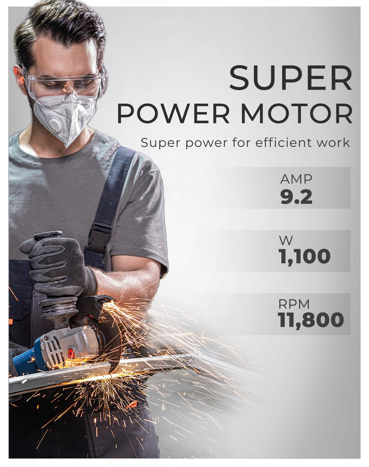 DongCheng 9.2 Amp Power Angle Grinders, 20V Max Cordless Rotary Hammer Drill