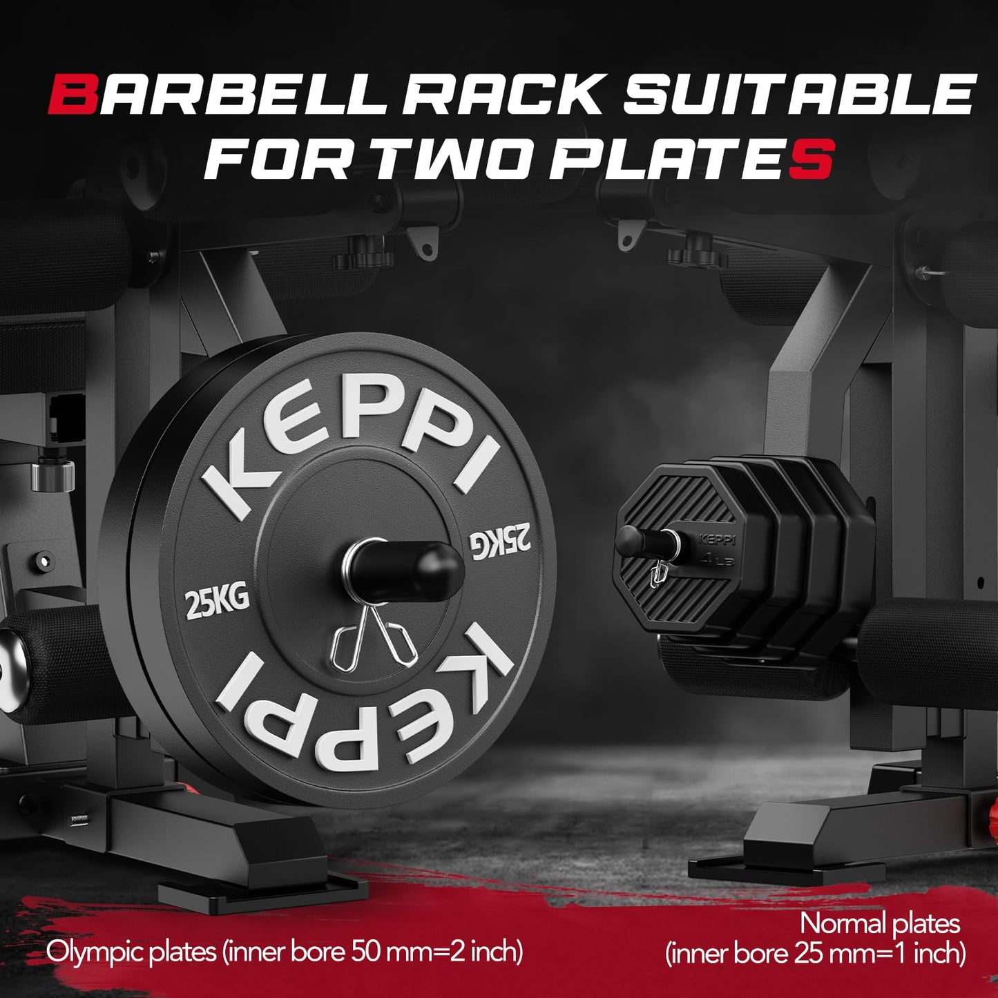Keppi Fitness Weight Bench, 1200LBS Workout Bench with Leg Extension/Curl and Preacher Curl Attachment, Flat Incline Decline Weight Bench for Home Gym - Bench3000 Max