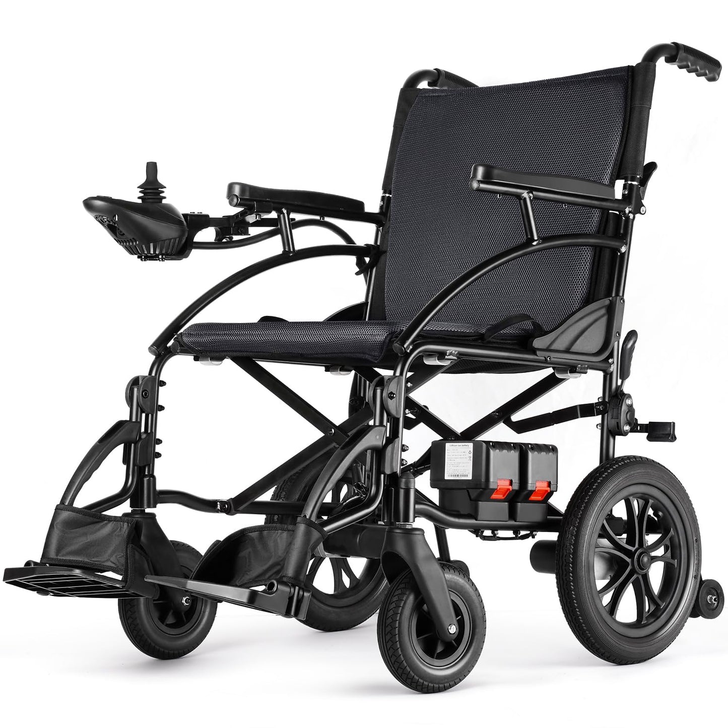 Zurcheel SLF30 Electric Wheelchair, Foldable Durable Motorized Wheelchairs for Adults with 19 Inch Seat and Supports Up to 300 lbs Airline Approved(36 Lbs, Grey)