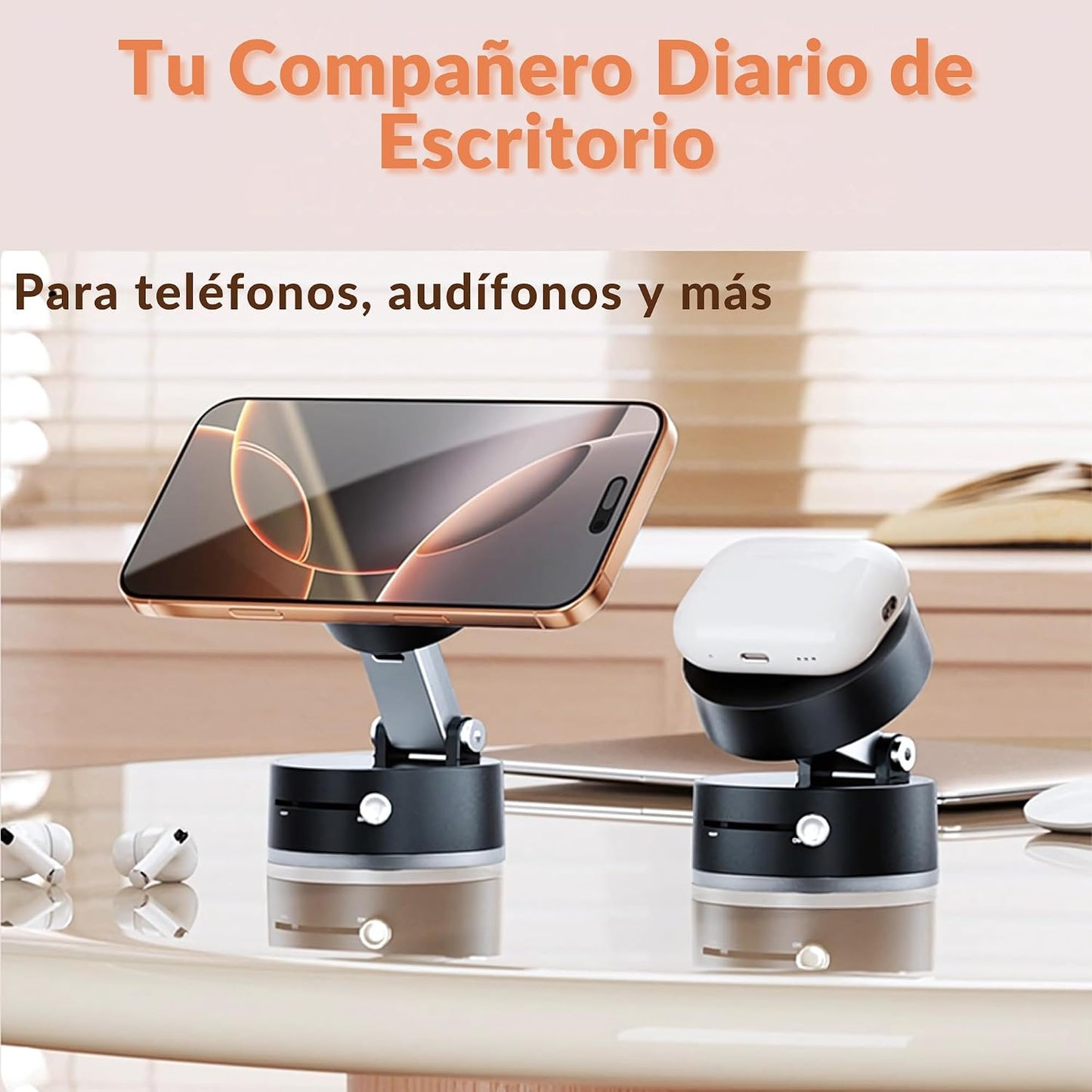 ASTHAN 360 Vacuum Magnetic Phone Holder, Suction Car Mount, MagSafe Compatible Cell Phone Holder