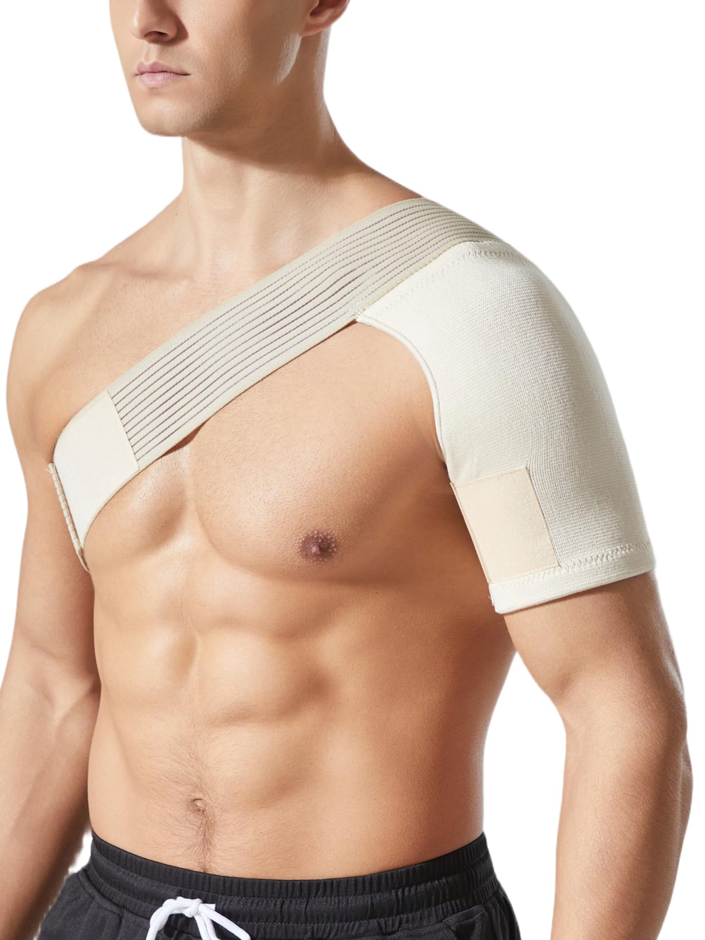 inflossom Shoulder Brace for Men & Women – Shoulder Compression Sleeve for Rotator Cuff Injuries, Frozen Shoulder & Tendonitis – Breathable Shoulder Support for Sports & Recovery – Fits Left or Right Arm (M/L)