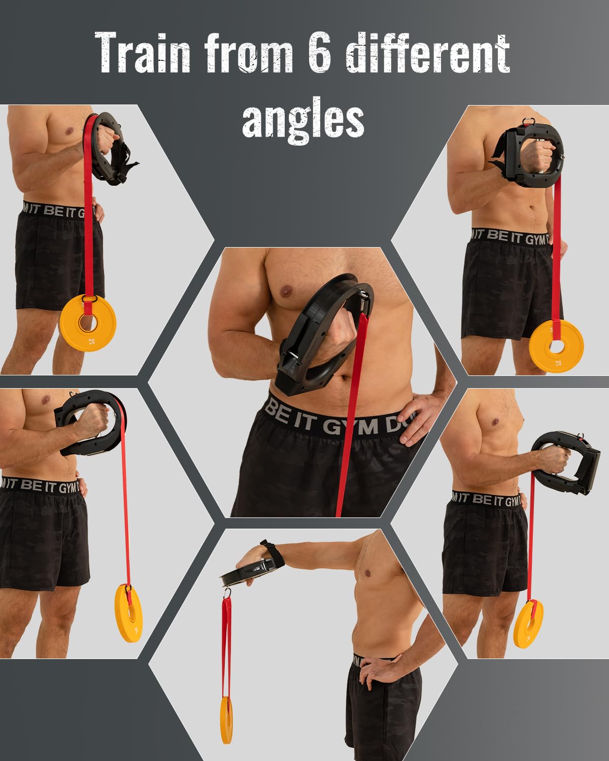MARCHMARS Forearm Strengthener & Wrist Strengthener, Multi-Directional Forearm Exerciser, Portable Forearm Trainer for Muscle Building, Grip Strength and Rehabilitation
