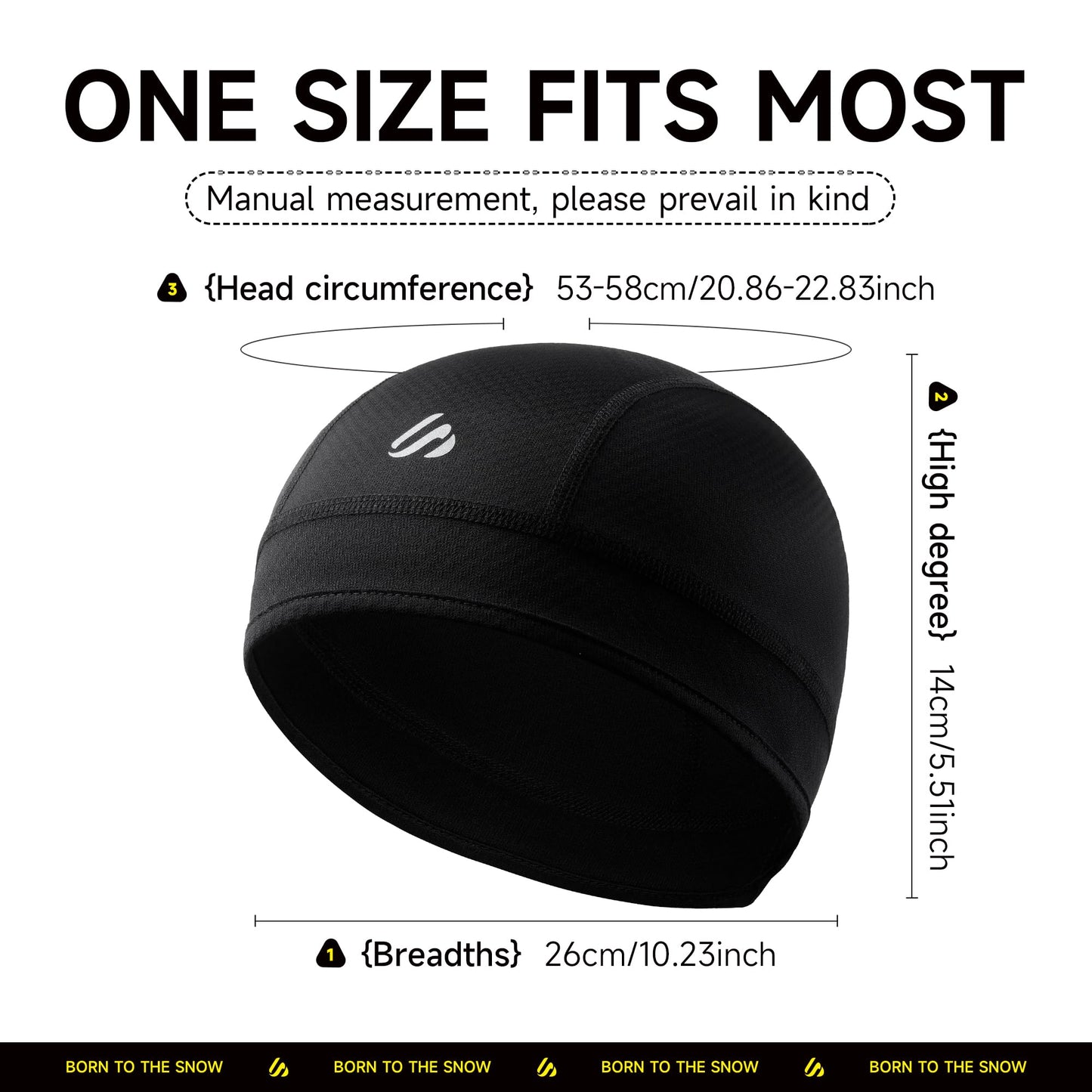 SAITAG 3 Pieces Skull Cap Helmet Liner, Cooling Hat Welding Cycling Beanies Head wrap for Men Women Hard Hat Durags