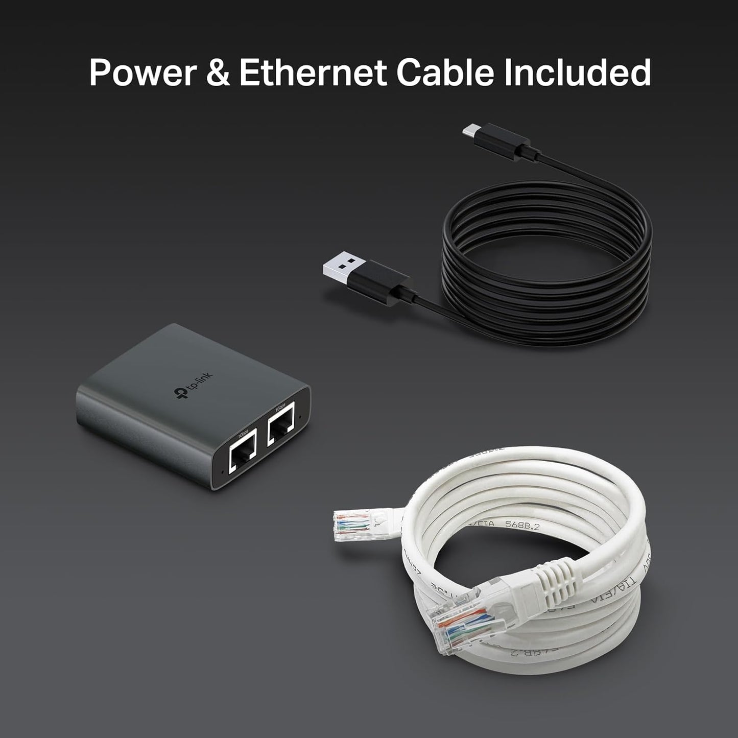 TP-Link 1 2, 1000 Cat8/7/6/5e/5, EH210 Ethernet Splitter to Mbps High Speed Dual-Port Internet Splitter, Compatible w/