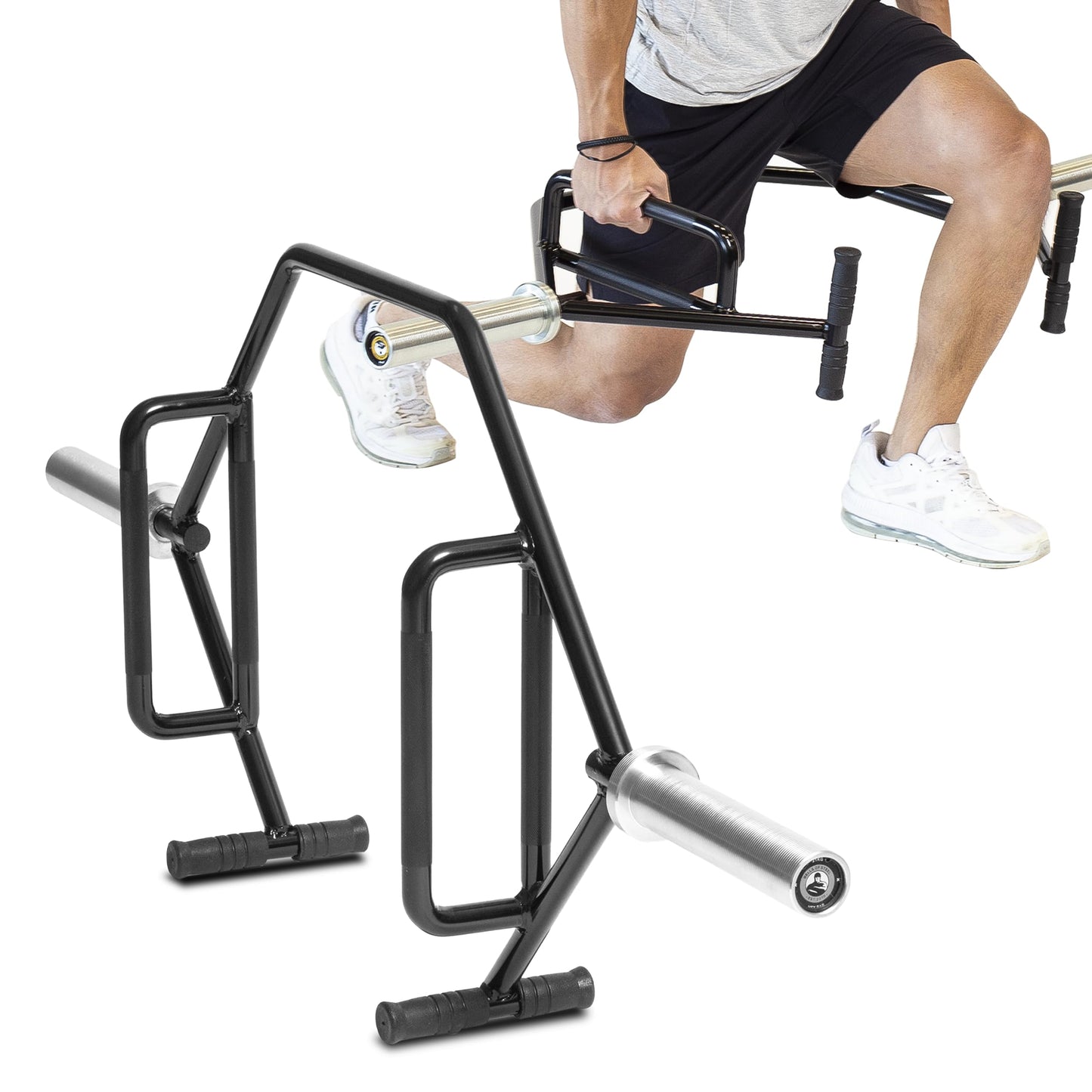 Trap Bar [Bells of Steel] Hex Bar Deadlift, Open-Ended Frame Trap Bars for Weight Lifting, Gym Equipment for Home and Commercial, Built-in Deadlift Jack & Rotating Sleeves, 700 lb Capacity