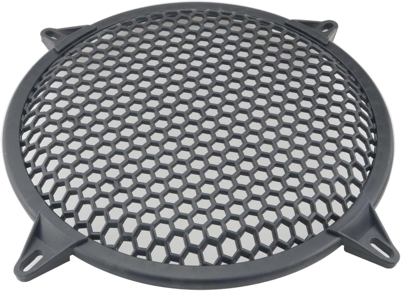 DGBRSM 2pcs 12 Inch Speaker Grille Cover ABS Mesh with Mounting Screws Plastic Mesh Cover Stage Box Exterior Mesh Cover