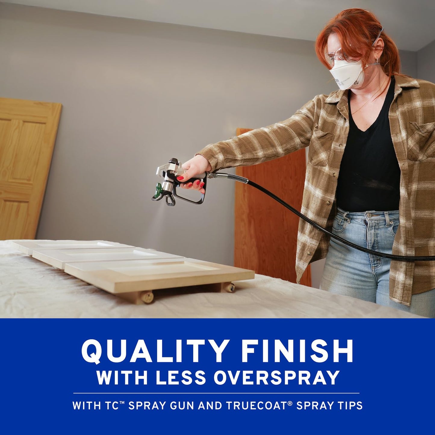 Graco Airless Paint Sprayer | DIY Designed for Interior or Exterior Projects | TrueCoat One TrueAirless Electric Sprayer 26DTC1