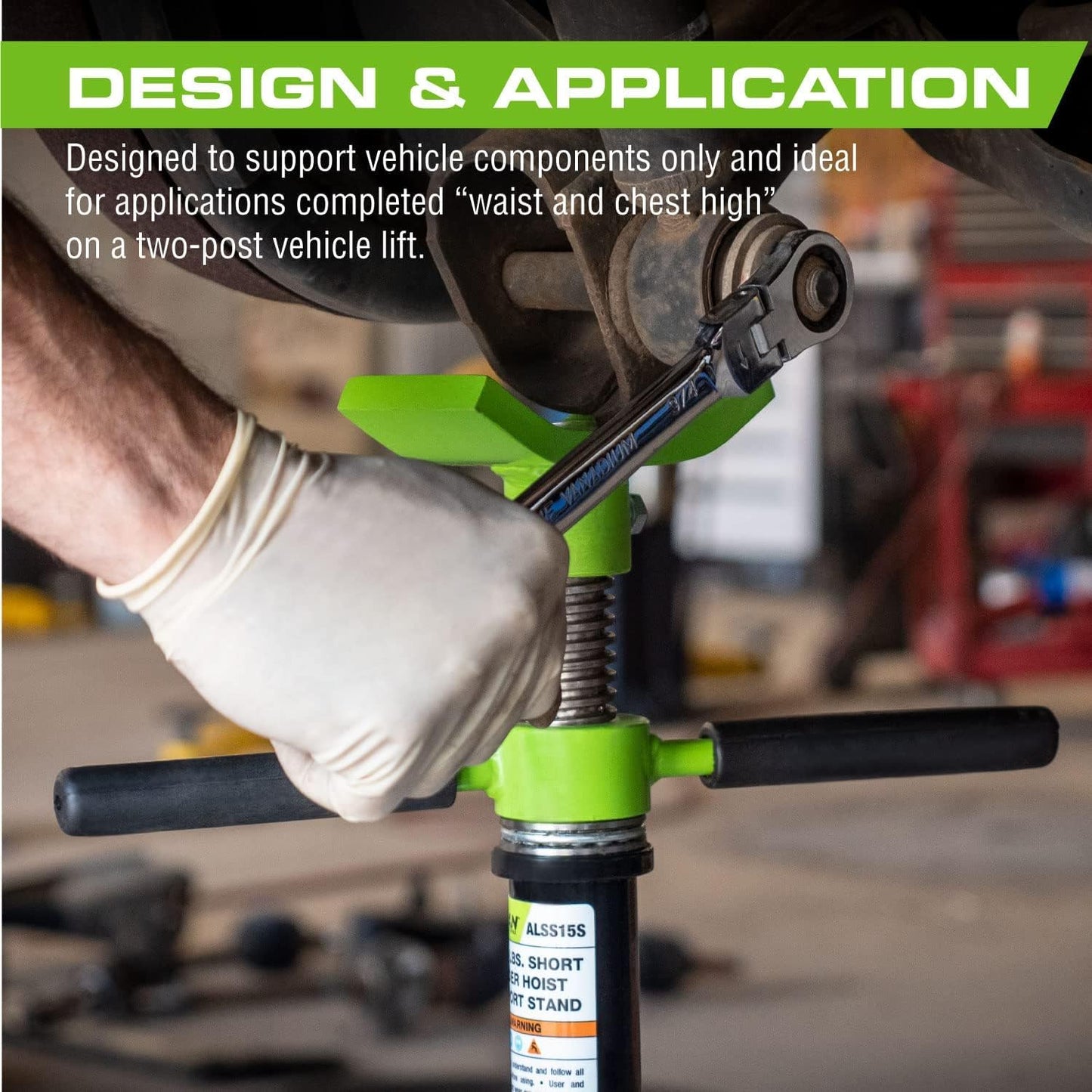 Arcan 1,500 lbs. Short Underhoist Support Stand (ALSS15S)