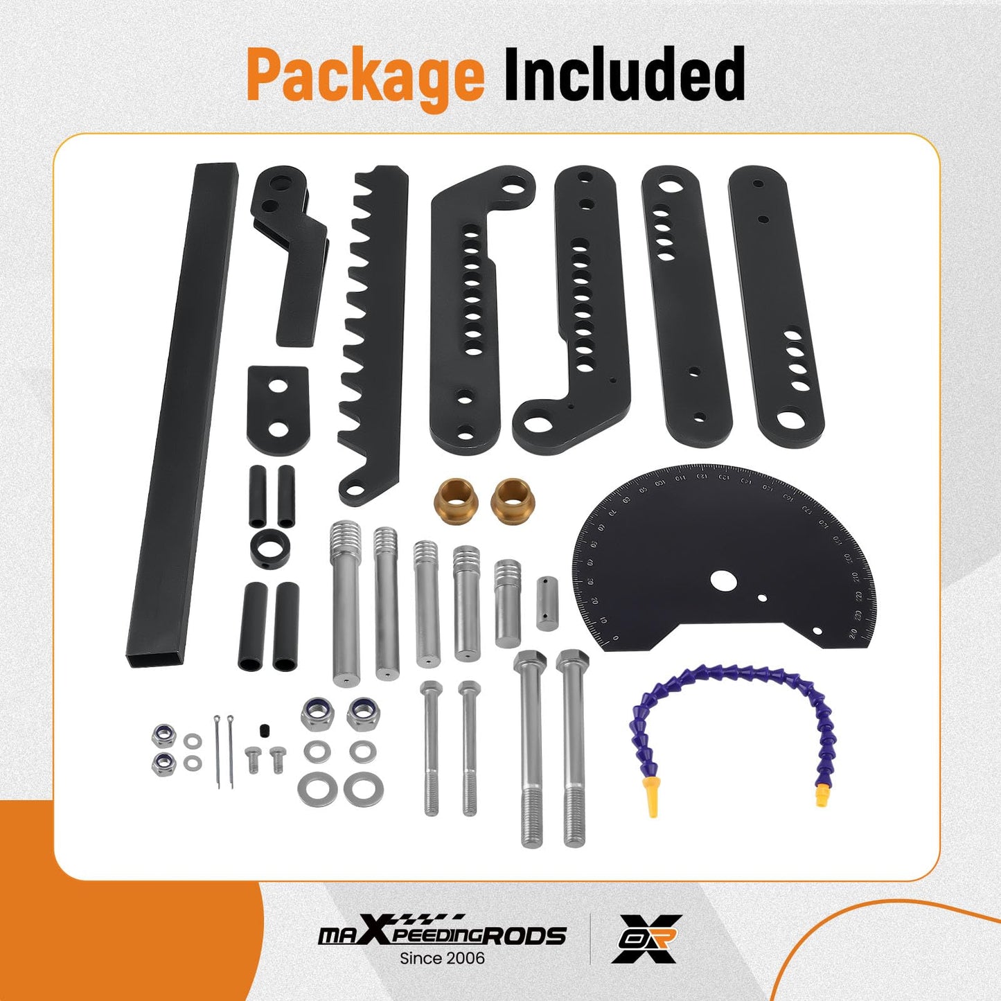 Maxpeedingrods Manual Pipe and Tube Bends Up to 2" Round and 1-1/2" Square Steel Coated