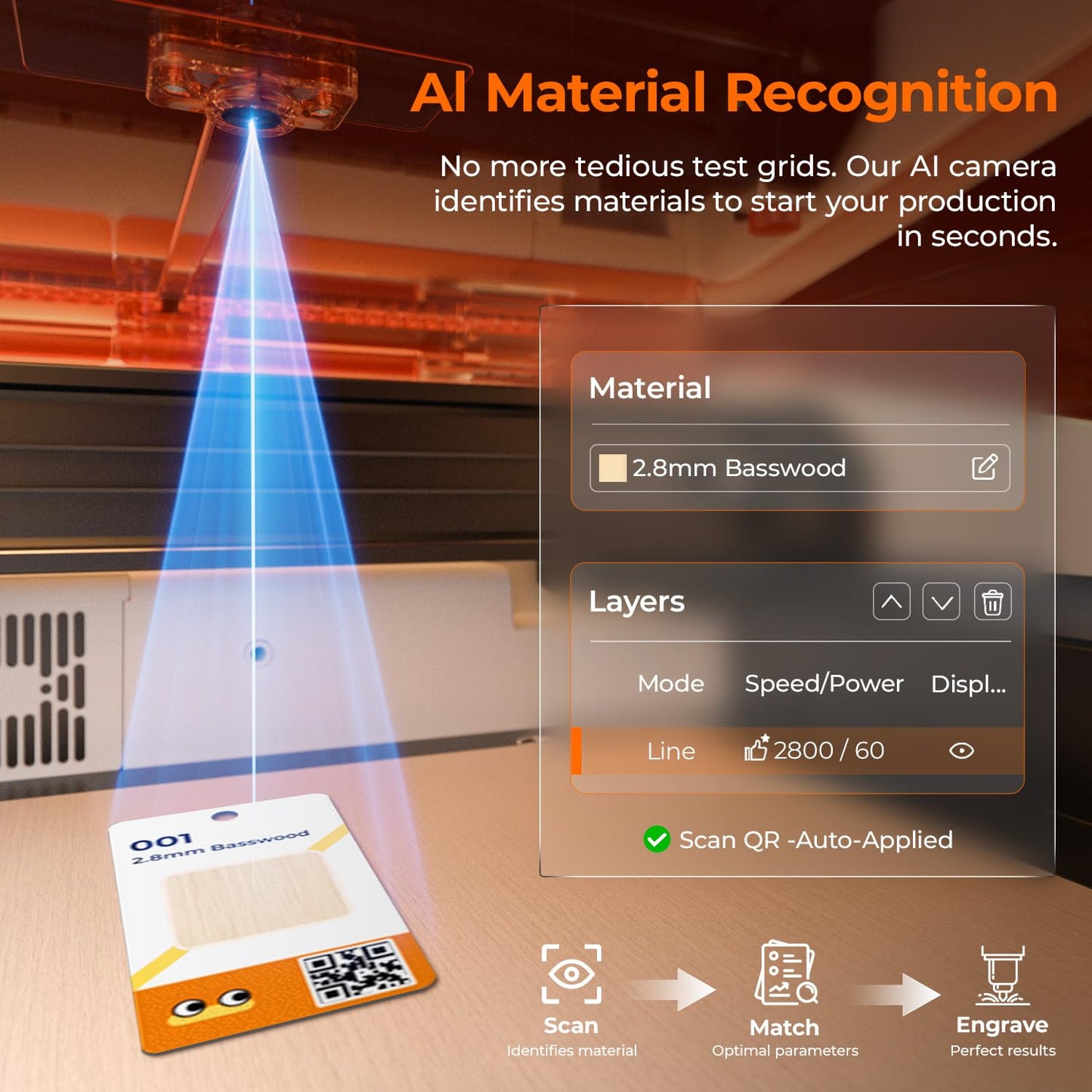 TOOCAA NOVA 10W Smart AI Laser Engraver Cutter w/Air Assist, Fully Assembled Enclosed, 5MP AI Positioning Camera & Auto Focus, Dual Exhaust, Class1 Safety, Blade Cut Panel, No-Riser Tumbler Engraving
