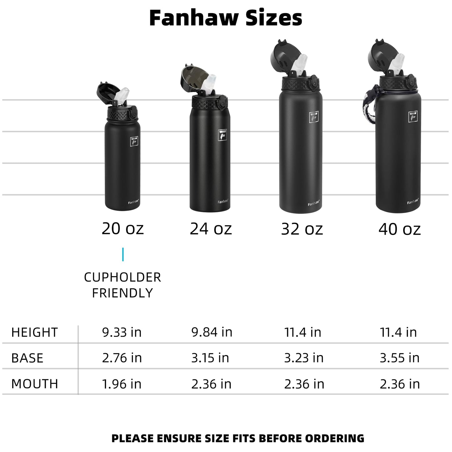 Fanhaw 32 Oz Kids Insulated Stainless Steel Water Bottle with Straw Lid, Leakproof & Anti-Dust Everyday Use Bottle for School, Women & Men, Back to School Essentials (Yellow Orange)