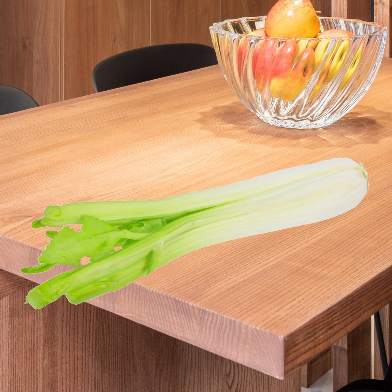 BESTOYARD Lifelike Fake Celery Model - PU Artificial Vegetable for Home Decor Photography Props and Display - Realistic