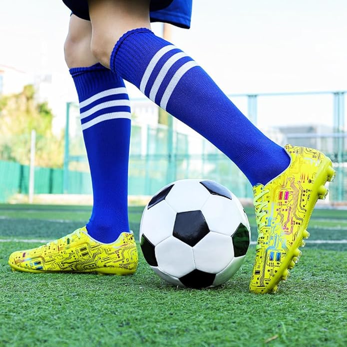 Unisex Low Top AG Sports Soccer Cleats Training Shoes Non-Slip Wear Resistant Football Shoes