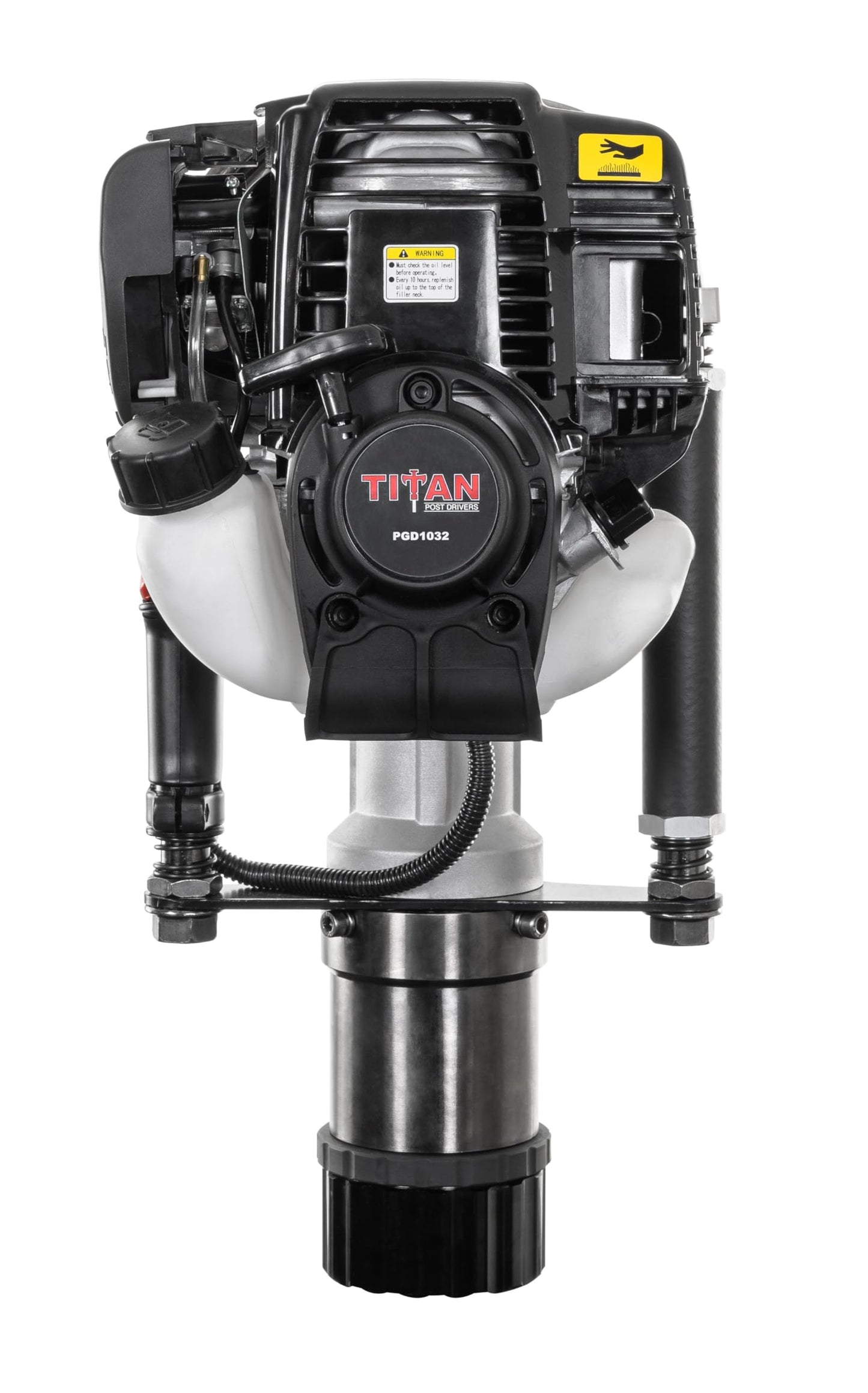 PGD1032 Titan Gas Powered Post Driver – Heavy-Duty Fence Post Driver for T-Posts, Pipes & Stakes – Portable Titan Fence Driver with 140FA 4-Stroke Engine – Farm & Ranch Use
