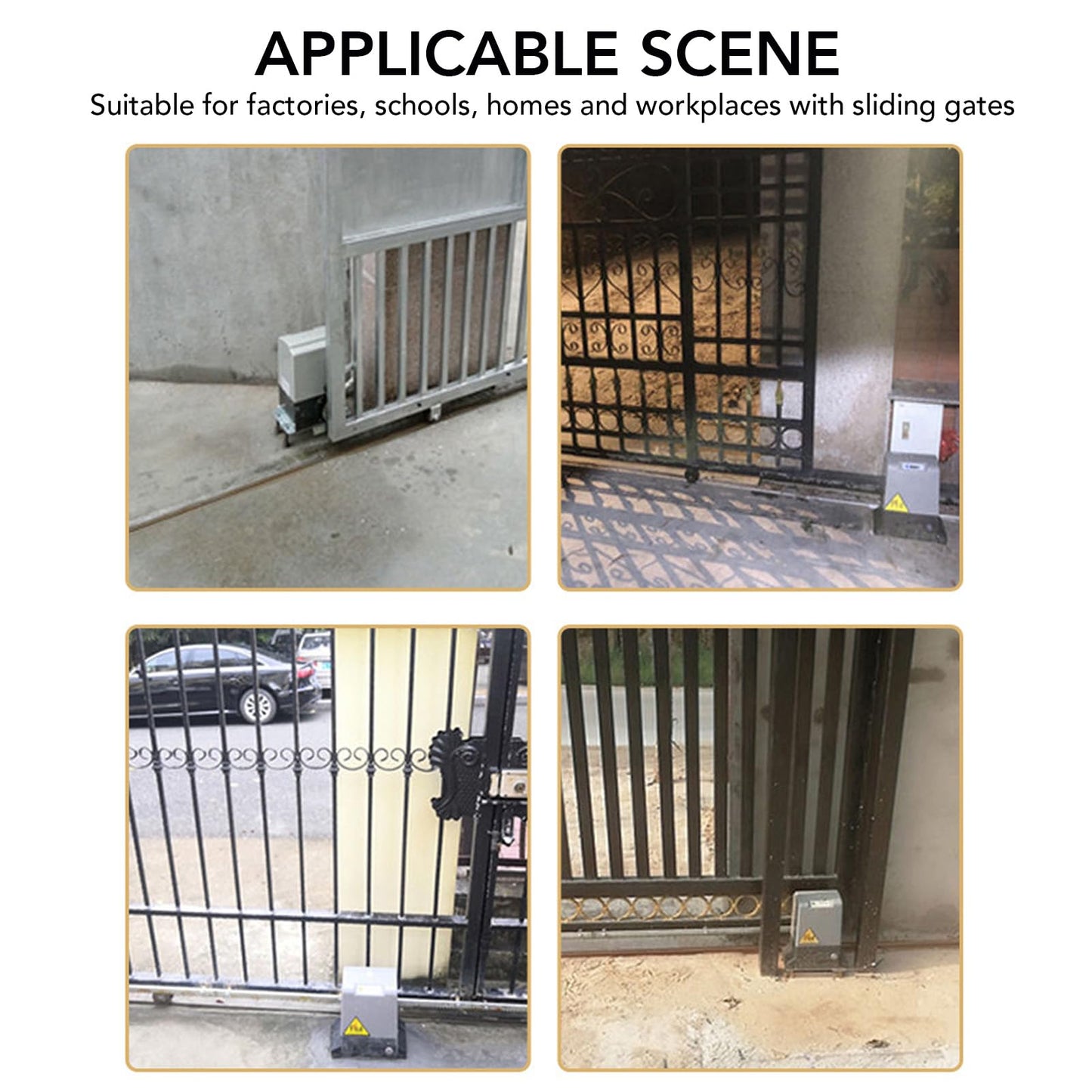 Universal Sliding Gate Opener Circuit Board, Remote Control Capability, 30m Remote Control Distance, Advanced Microcomputer Control (110V)