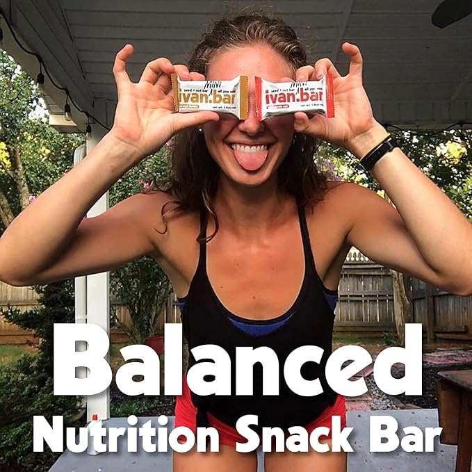 Protein Packed Energy Snack Bar | Provides Healthy Energy | Vegan, All Natural Ingredients | Soy, Dairy & Gluten Free (2.5 Ounce (Pack of 16 Bars), Peanut Butter)