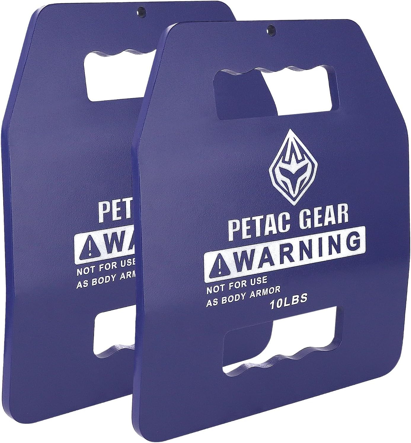 PETAC GEAR Curved/Straight Weights Plates For Weighted Vest For Men Workout,5/10/15/20 LBS Weight Strength Training Vests Equipment Workout Gear (Curved, 10LB*2)