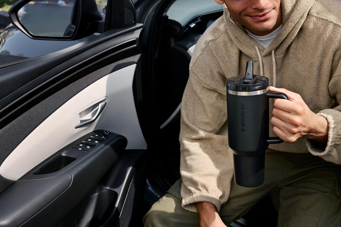 STANLEY Quencher ProTour 20 oz Tumbler - Insulated Stainless Steel with Leakproof Lid & Built-In Straw | Daffodil