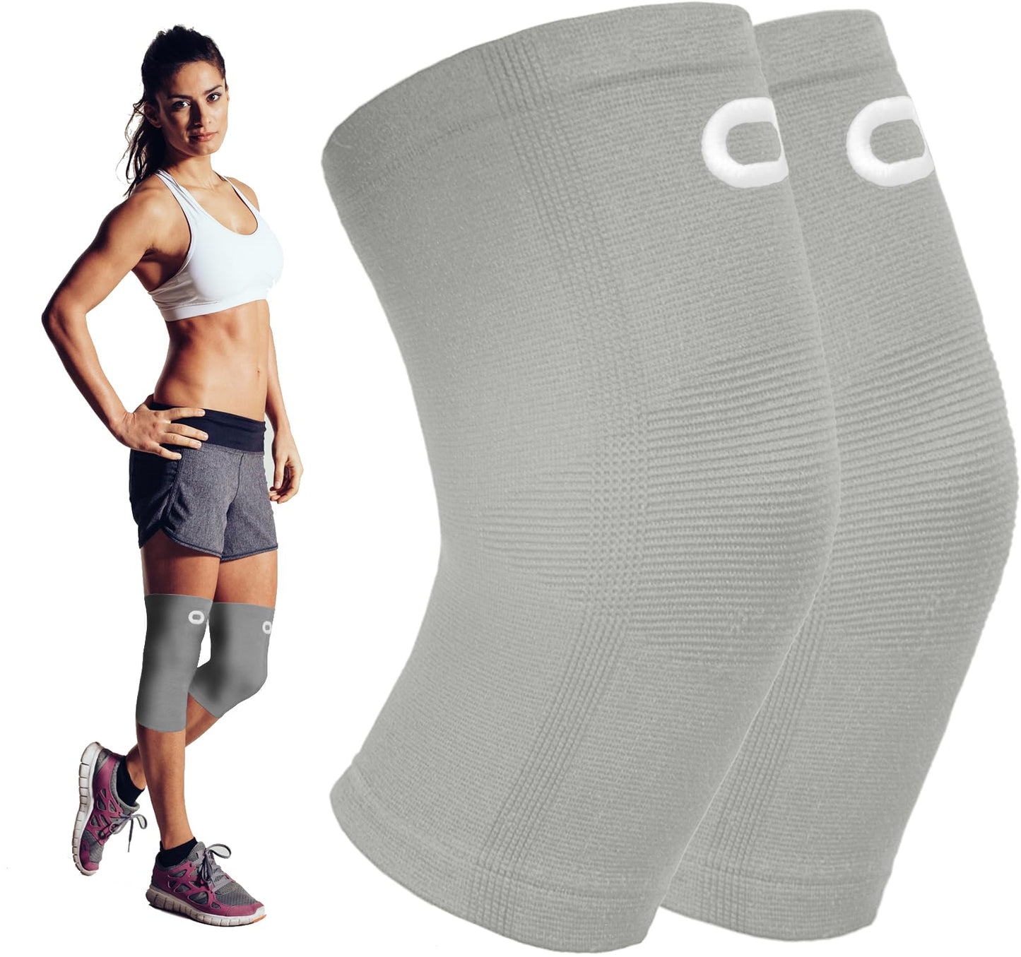 Knee Brace for Women & Men (Pair) – Knee Sleeves for Running, Workout, Weightlifting & Sports – Compression Knee Support for Knee Pain Relief, Meniscus Tear & Arthritis