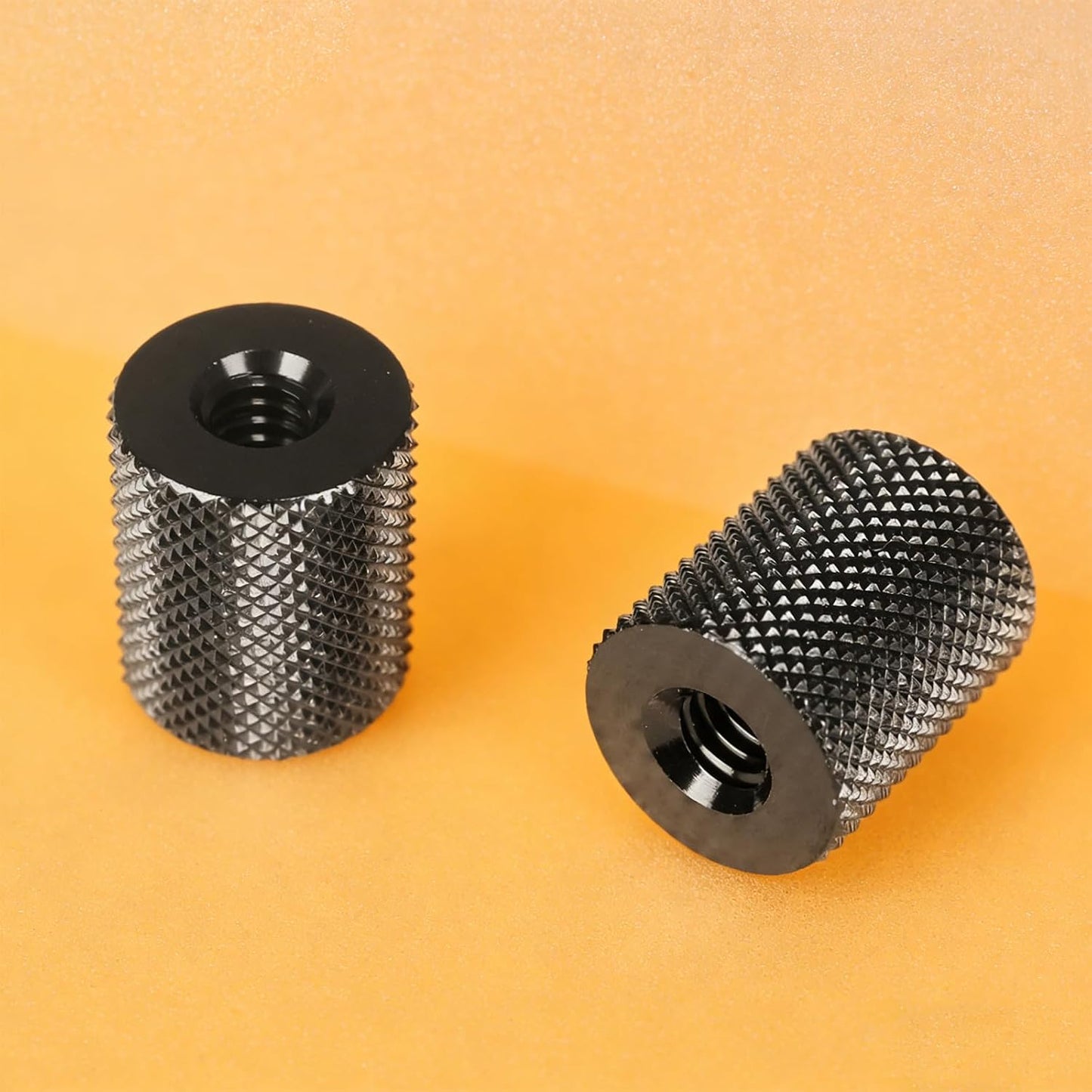 JINPIAOPIAO 2Pcs 1/4Inch 1/4Inch Aluminum Alloy Female to Female Thread Adapters for Camera Tripods Monopod Selfie