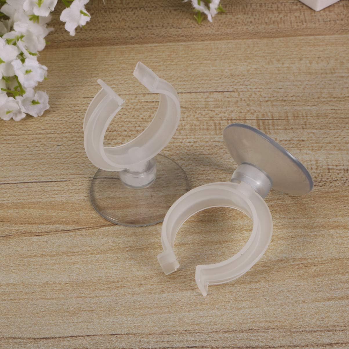 Skiennix Candle Holder Clamps - 6 Pack Suction Cups for Home Decor | Ideal for Christmas & Valentine's Day, 32mm