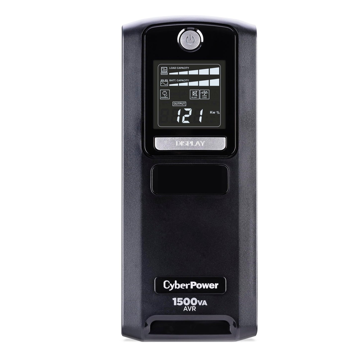 CyberPower LX1500GAVR Line‑Interactive UPS Battery Backup and Surge Protector, 1500VA/900W, AVR, 12 Outlets, LCD Display, Tower Design, UL Certified