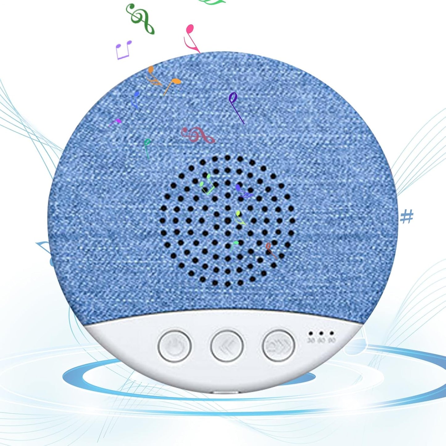 Generic Bluetooths Pillow Speaker Mini Wireless Sleep Audio Device, Under Pillow Sound Unit | White Noise Timer, Stereo