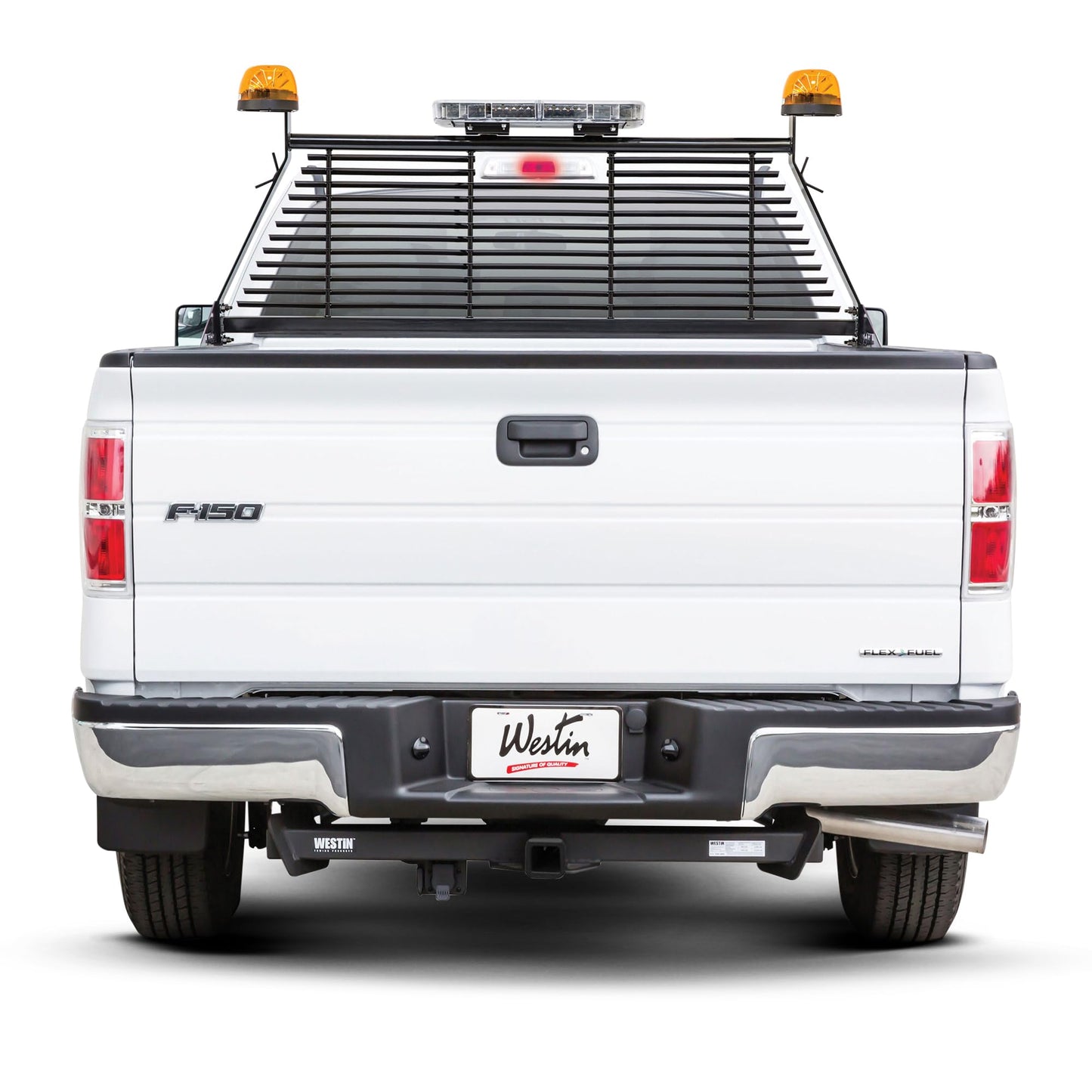 Westin 57-8025 HD Headache Rack fits 1988-2018 C/K Silverado Sierra 1500 (Exc 88-91 Crew Cab) 1999-2025 Silverado Sierra 2500 3500 2004-2025 F150 (Exc 04 Heritage 22+ Lightning EV) 2007-2021 Tundra