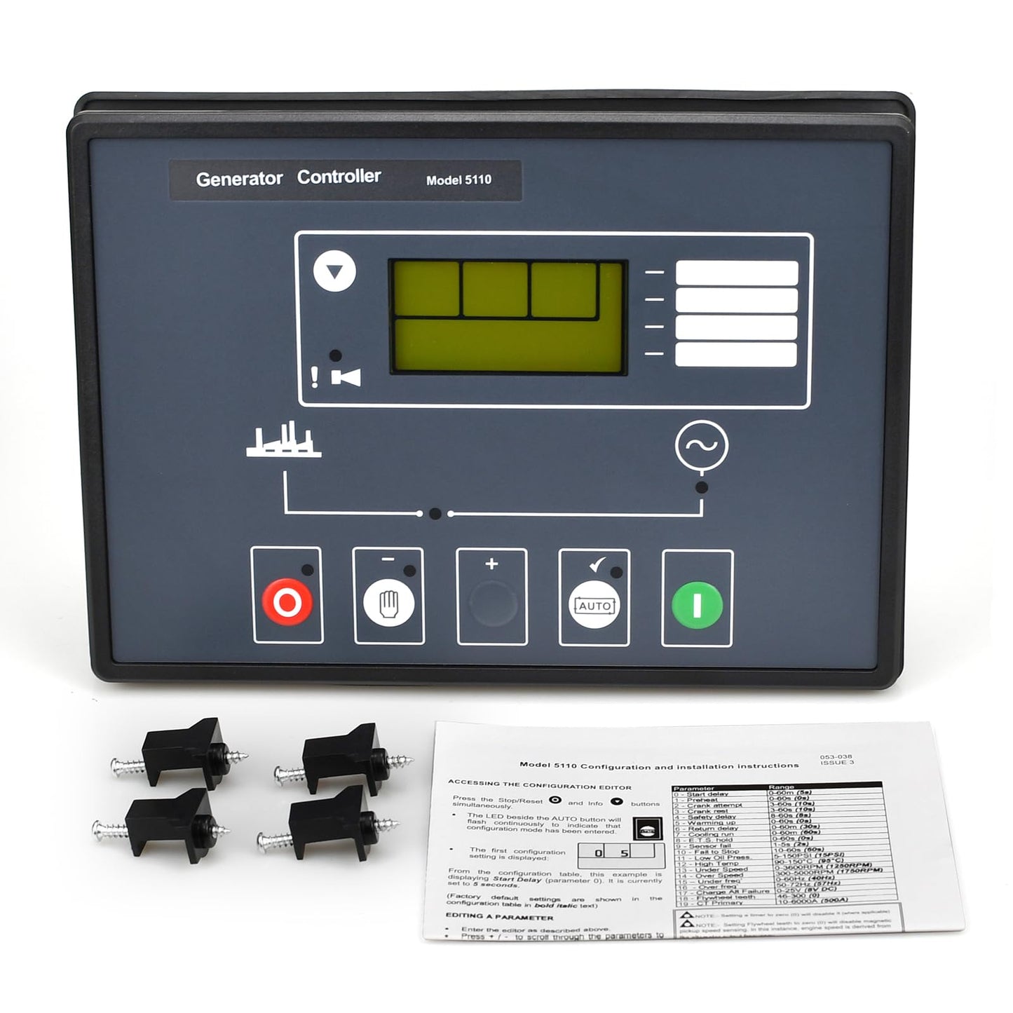 VehiclePro DSE5110 Auto Controller,Generator Controller 5110 for Generator Genset Control Module Panel DSE 5110