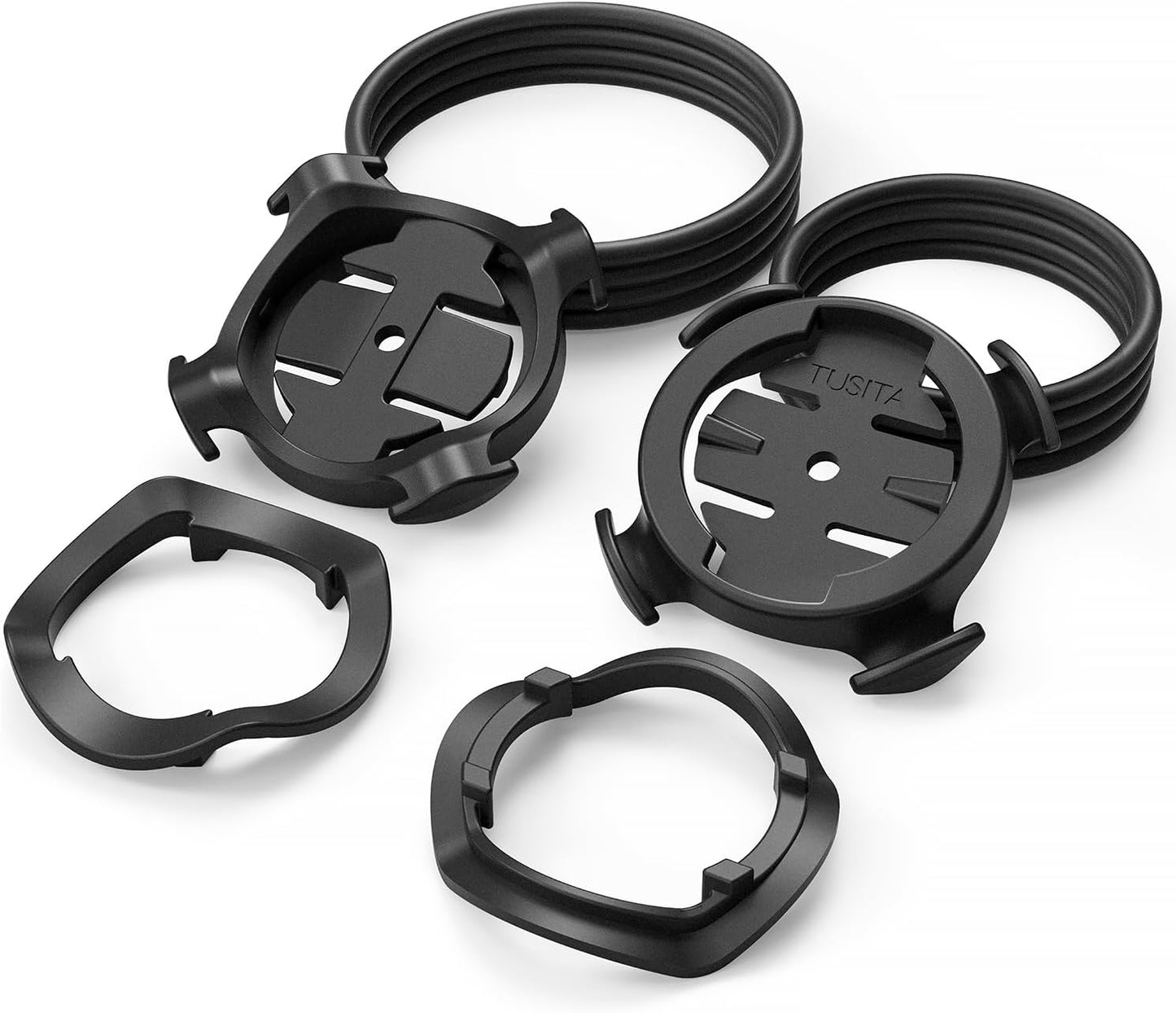 TUSITA Quarter-Turn Bike Mount Compatible with Garmin | XOSS G/G+ | iGPSPORT Bike GPS Computer