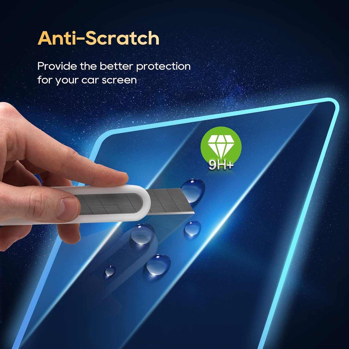 2022 2023 R1T R1S 15.6 Inch 9H LFOTPP Glass Screen Protector for / Tempered Glass Navigation Hardness Car Infotainment
