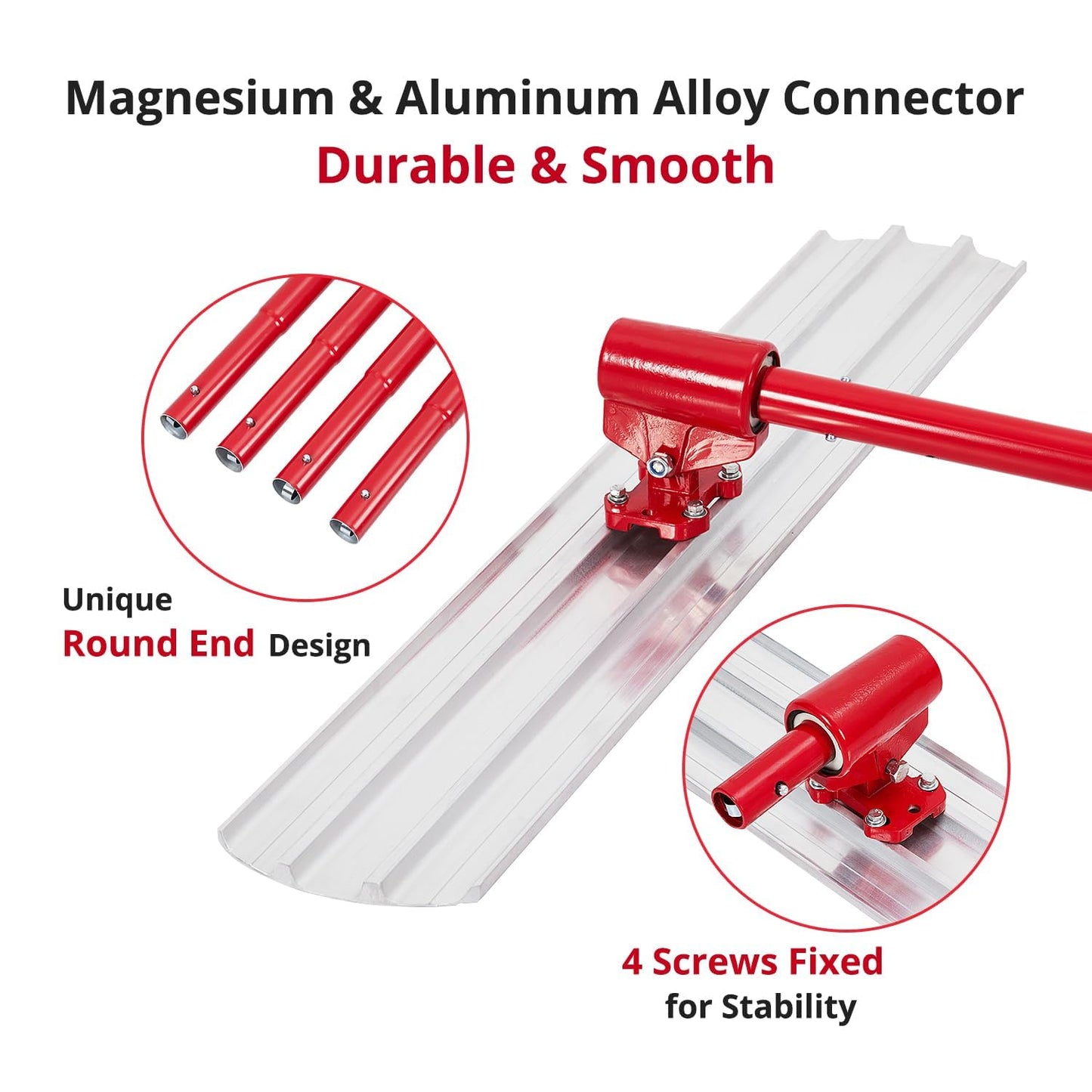 36 Inch Concrete Finishing Tool with Matching Bull Float Handle