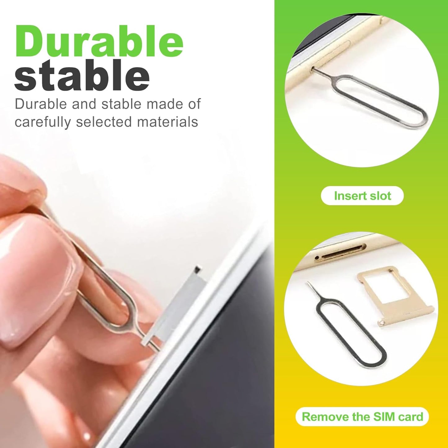CeroDimo 16 Pack SIM Card Ejector Tool Kit SIM Tray Opener Pin Universal Removal Key for Phones Tablets and Most