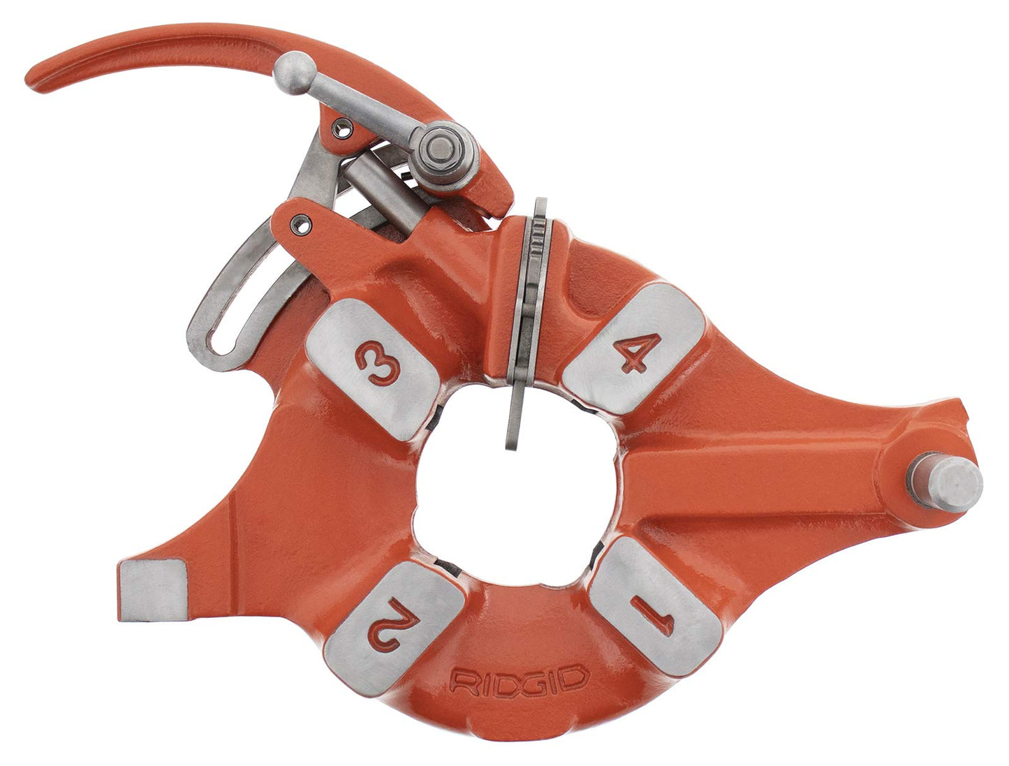 RIDGID 1224 Pipe Threading Machine 26092 with Universal Cart Die Heads Dies & Oil (Renewed)