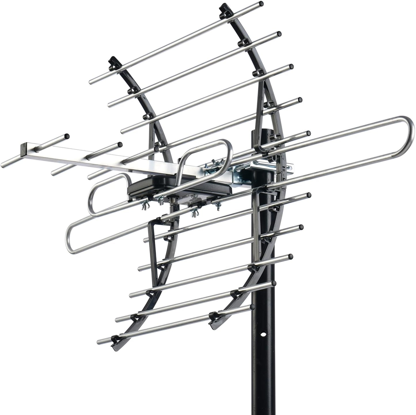 cekay 8K, 4K, 1080P UHD-8905) Outdoor HDTV Antenna Supports HD for Smart and Older TVs, VHF UHF, Weather-Resistant